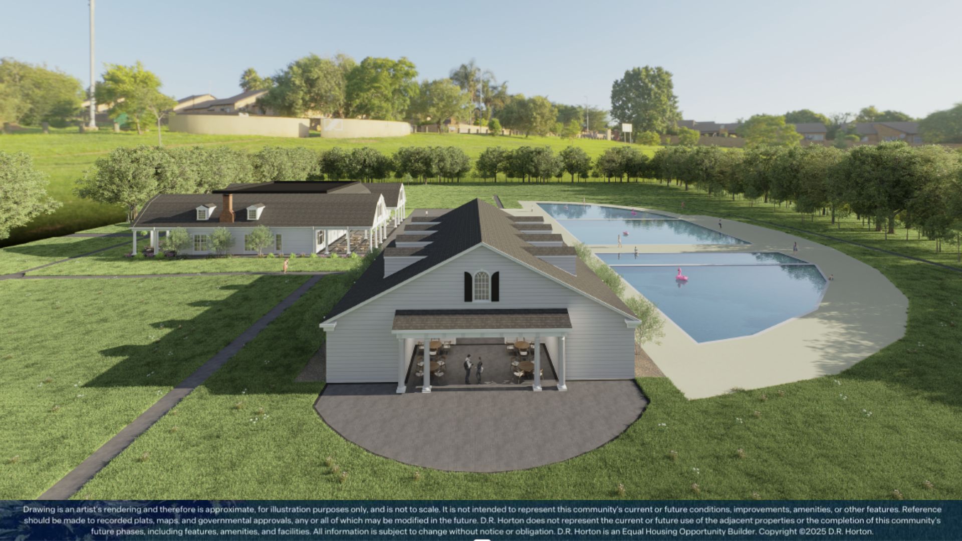 pool with disclaimer