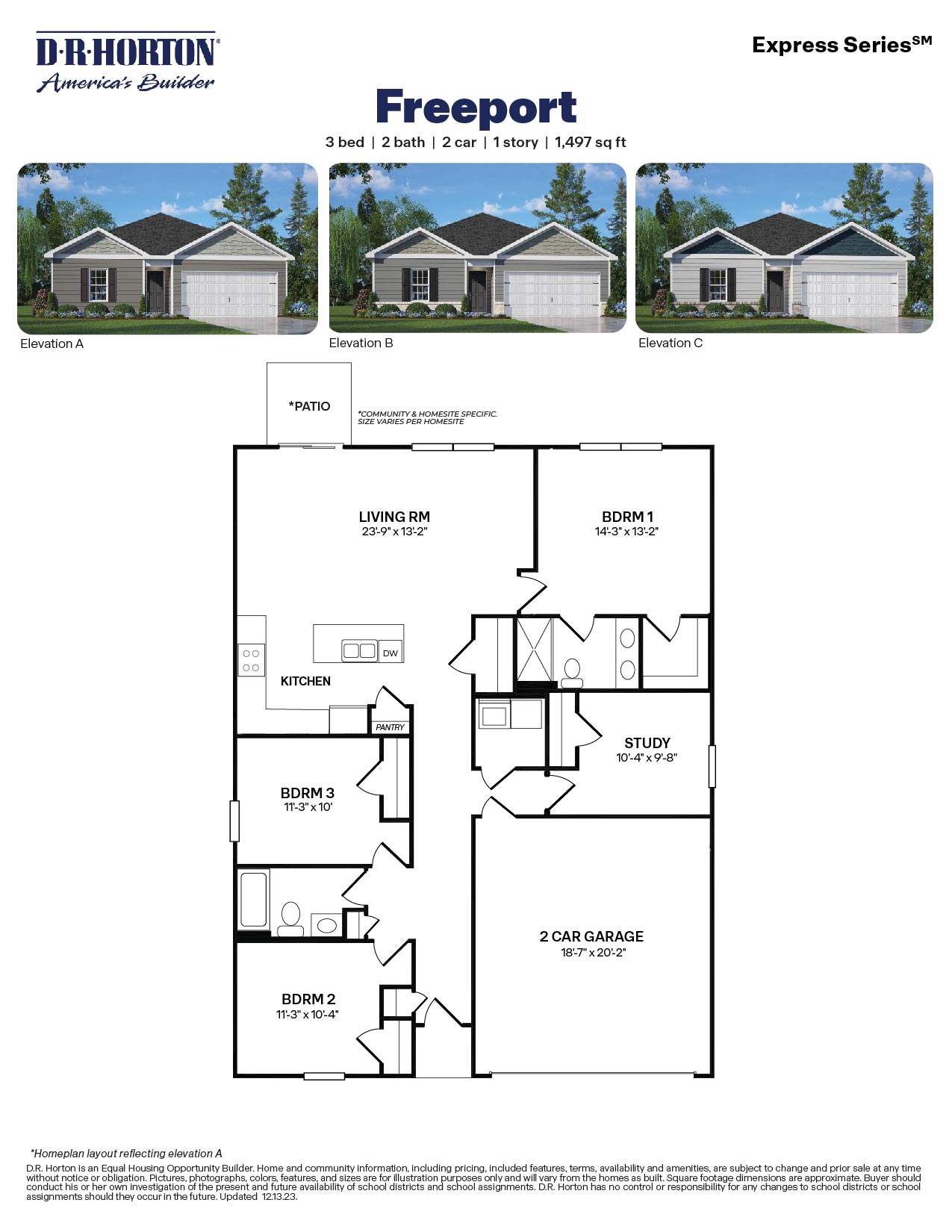Freeport floorplan