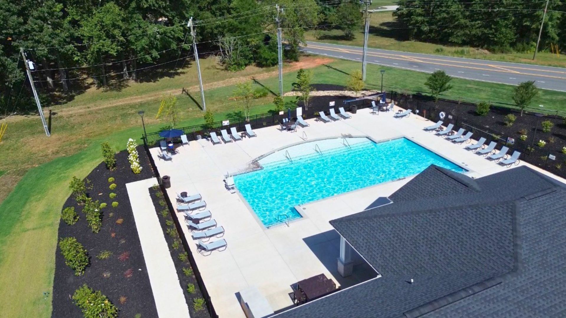 aerial pool