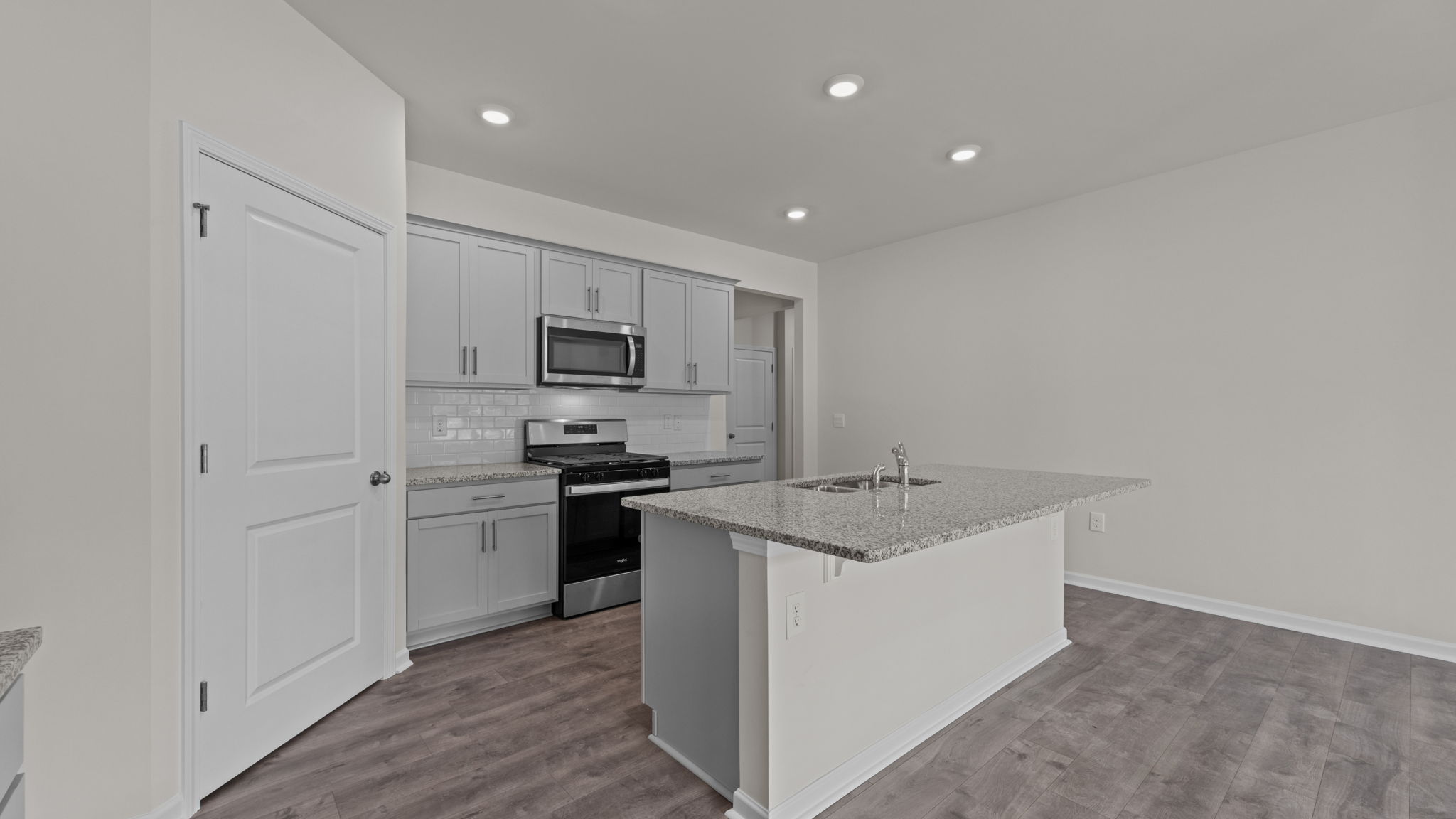 kitchen with island