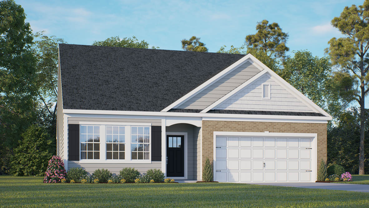 The Aberdeen featured at Colly Farm offers a two story two car garage 4 bedroom 3 bathroom single family home