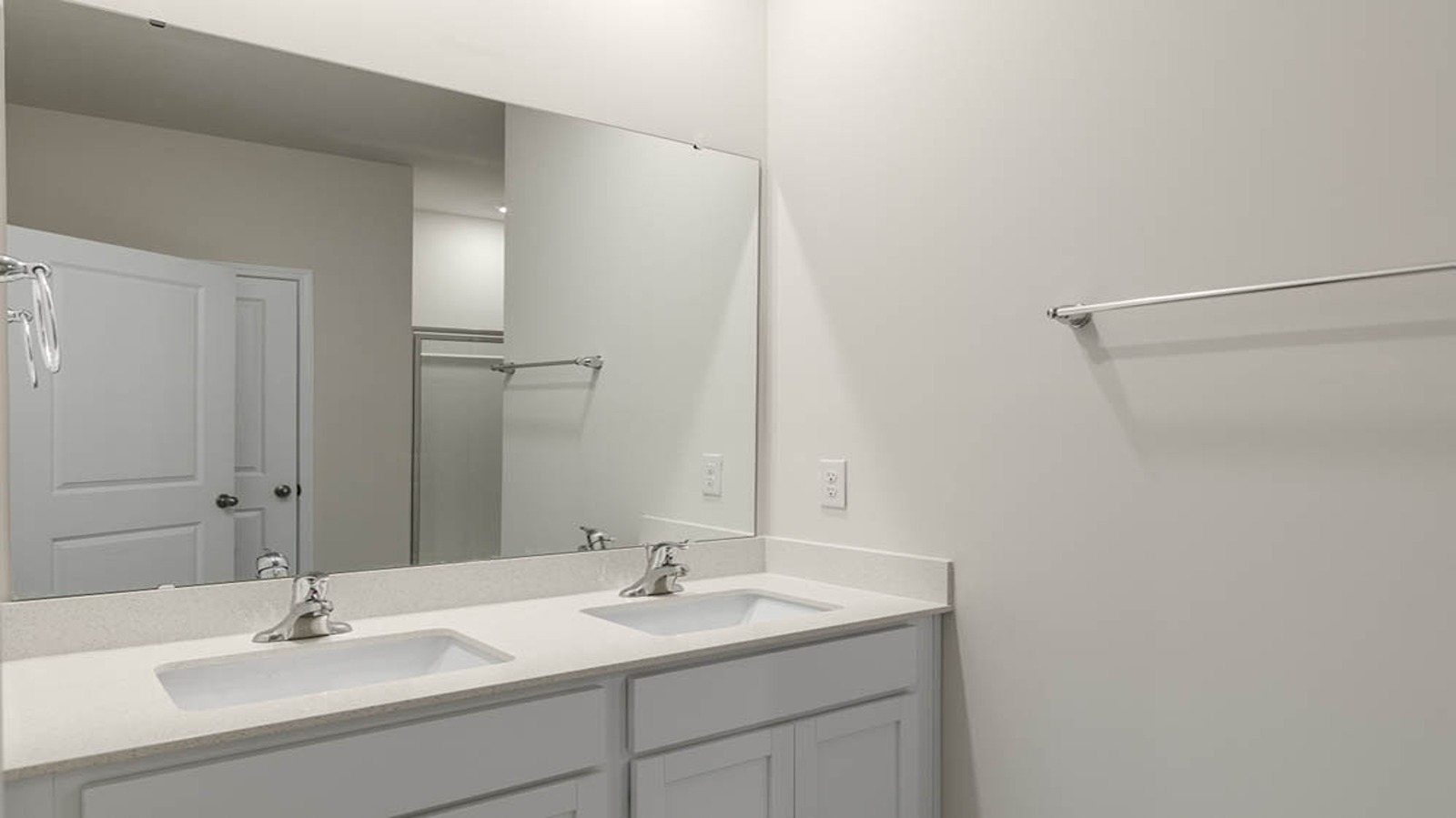 main bathroom with dual sink