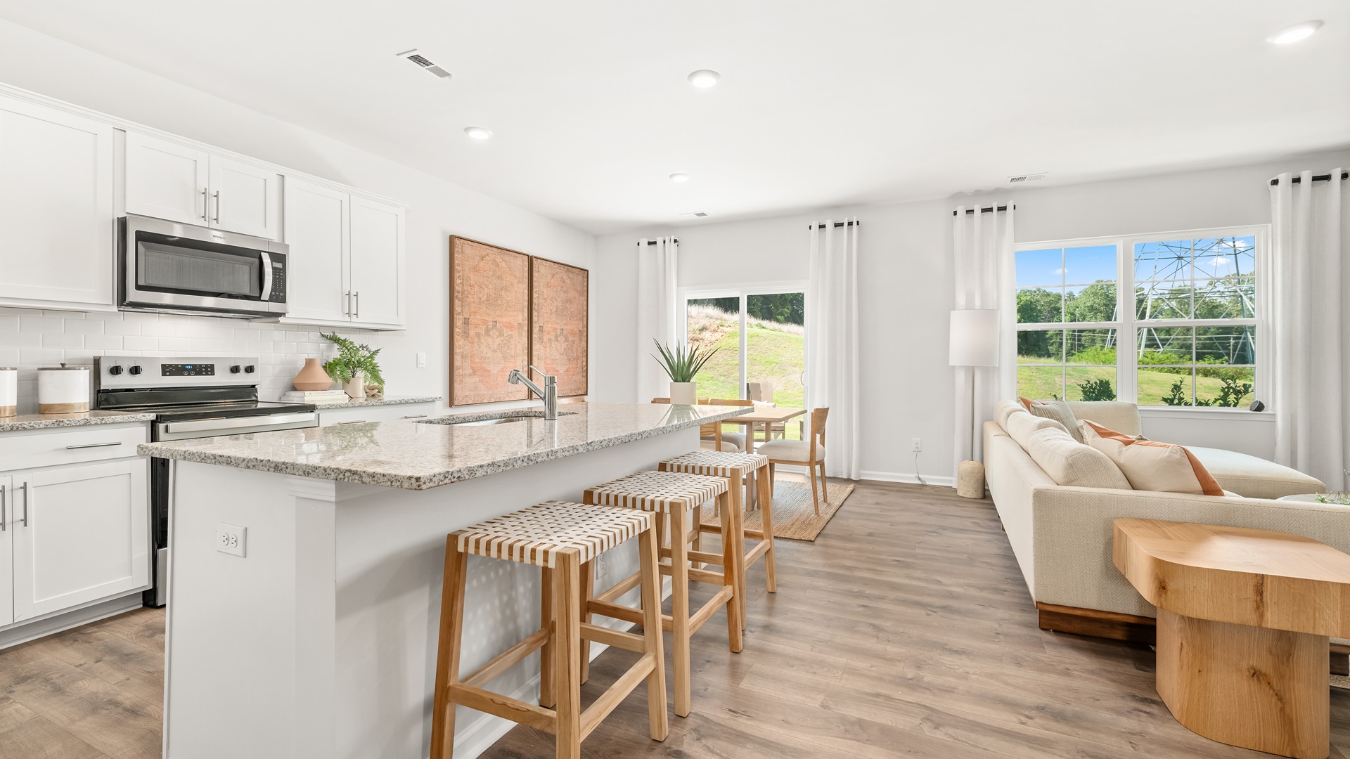 middle kitchen view