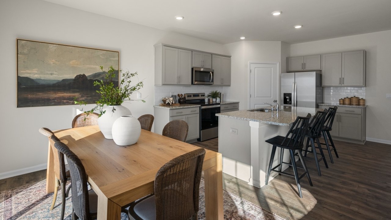 Breakfast eating area