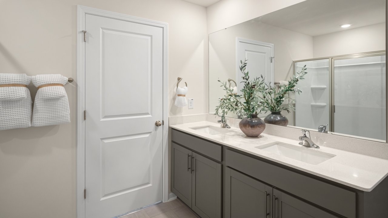 dual Vanities in primary bathroom