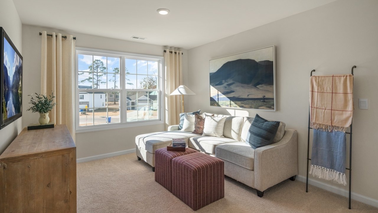 Loft located upstairs