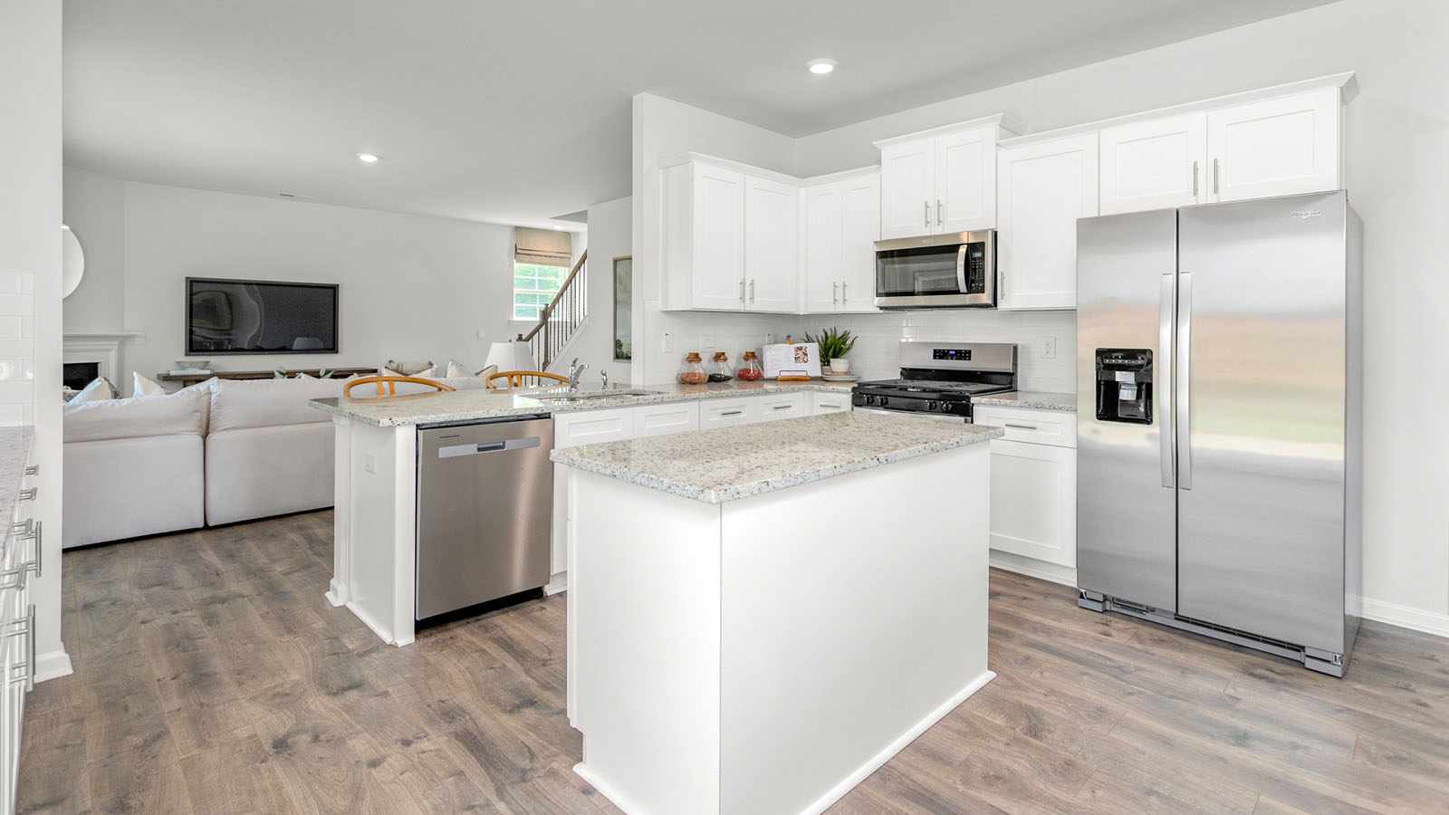 side kitchen view