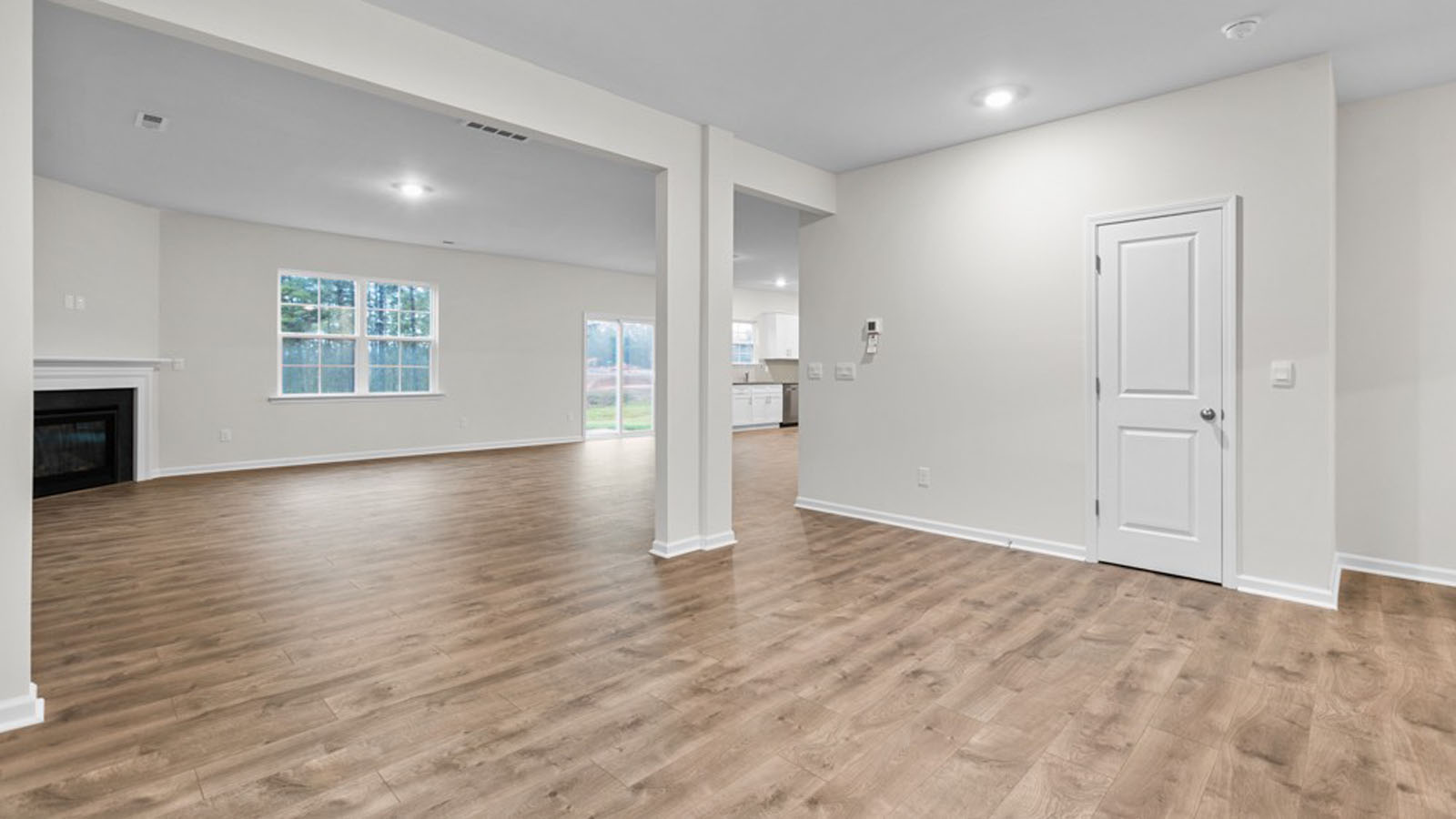 living and dining area