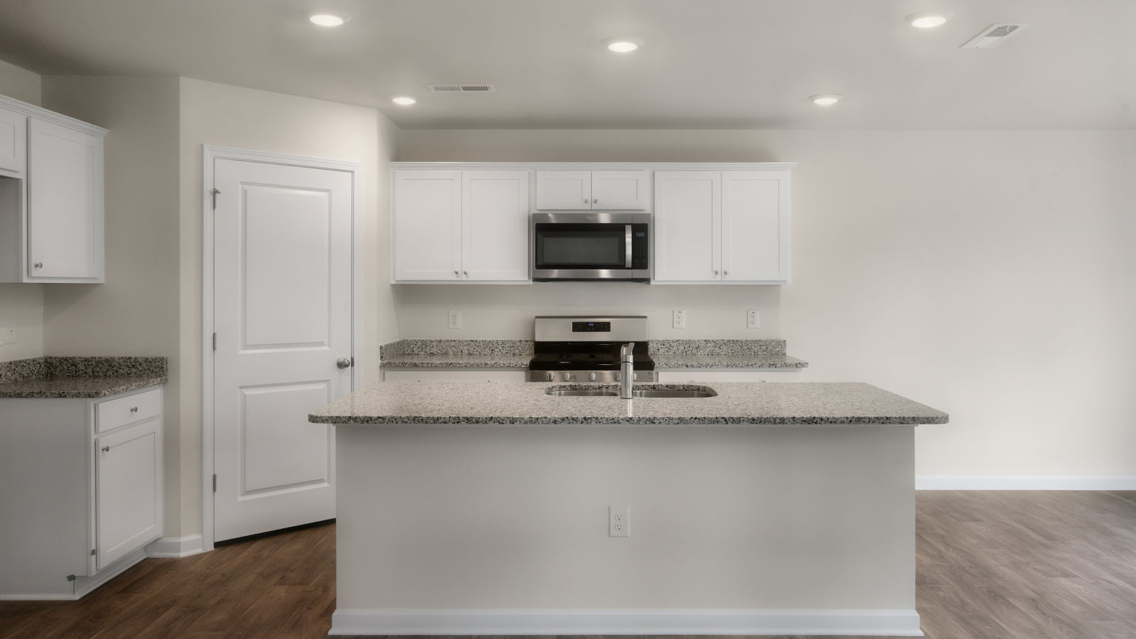 kitchen with white cab