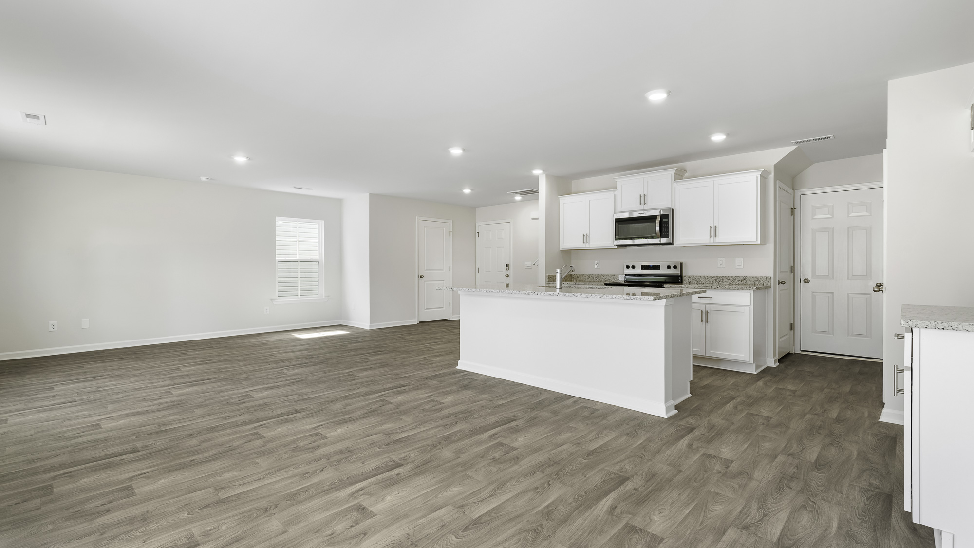 far view of kitchen