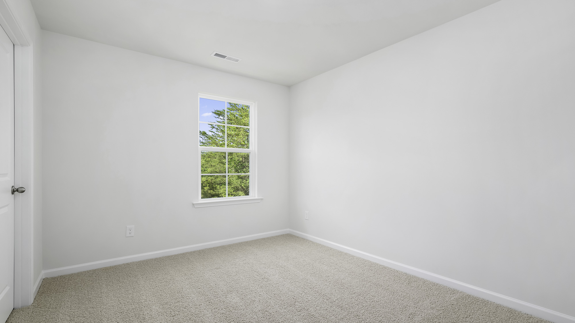 bedroom with carpet