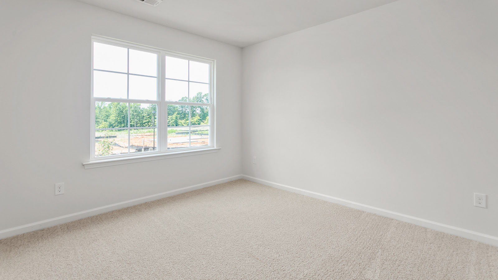 bedroom with carpet