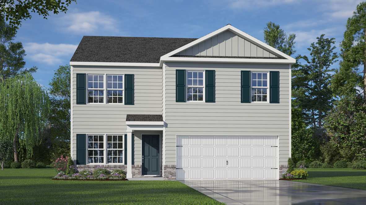 The belhaven 4 bed 2.5 bath single family home