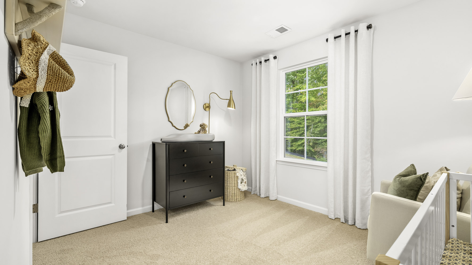 secondary bedroom with window