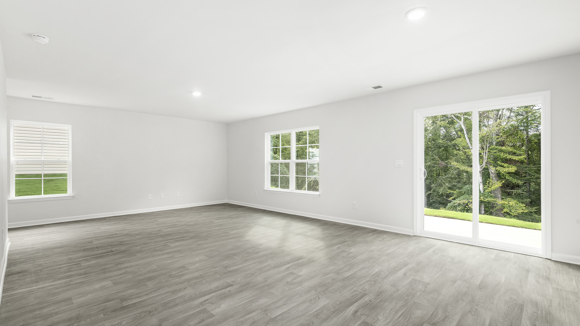 dining area with patio door