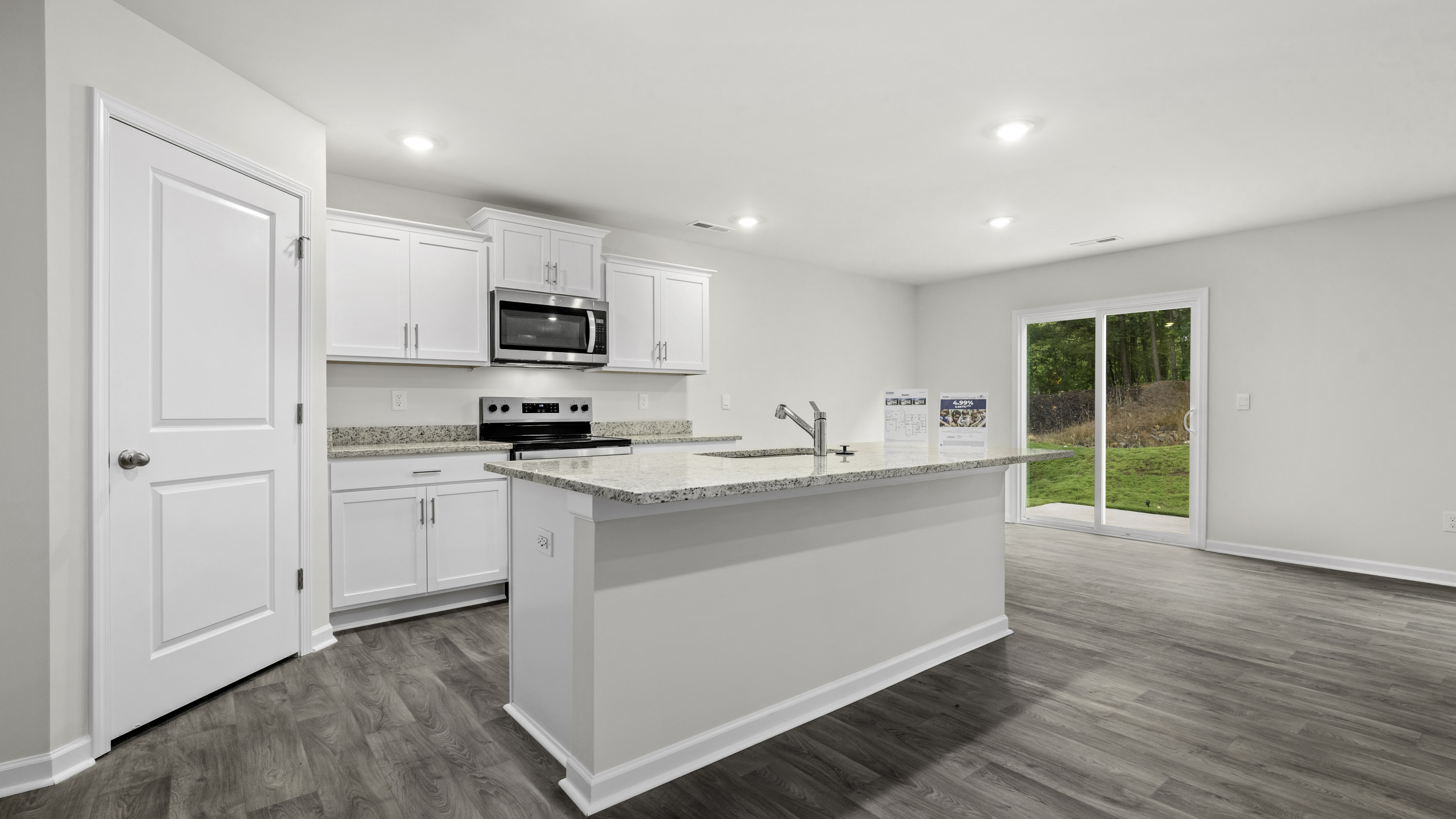 kitchen with island