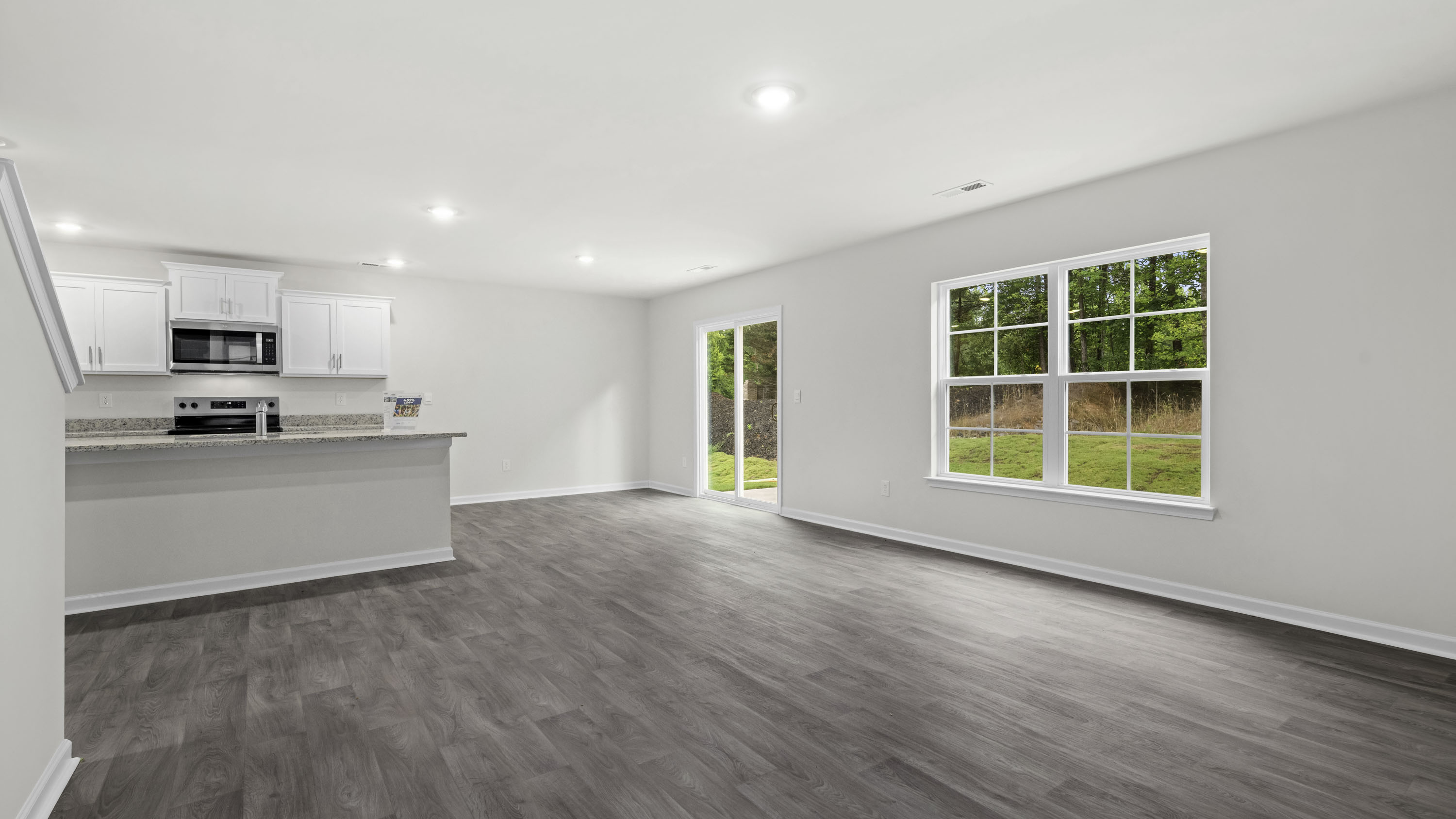 Living room with revwood