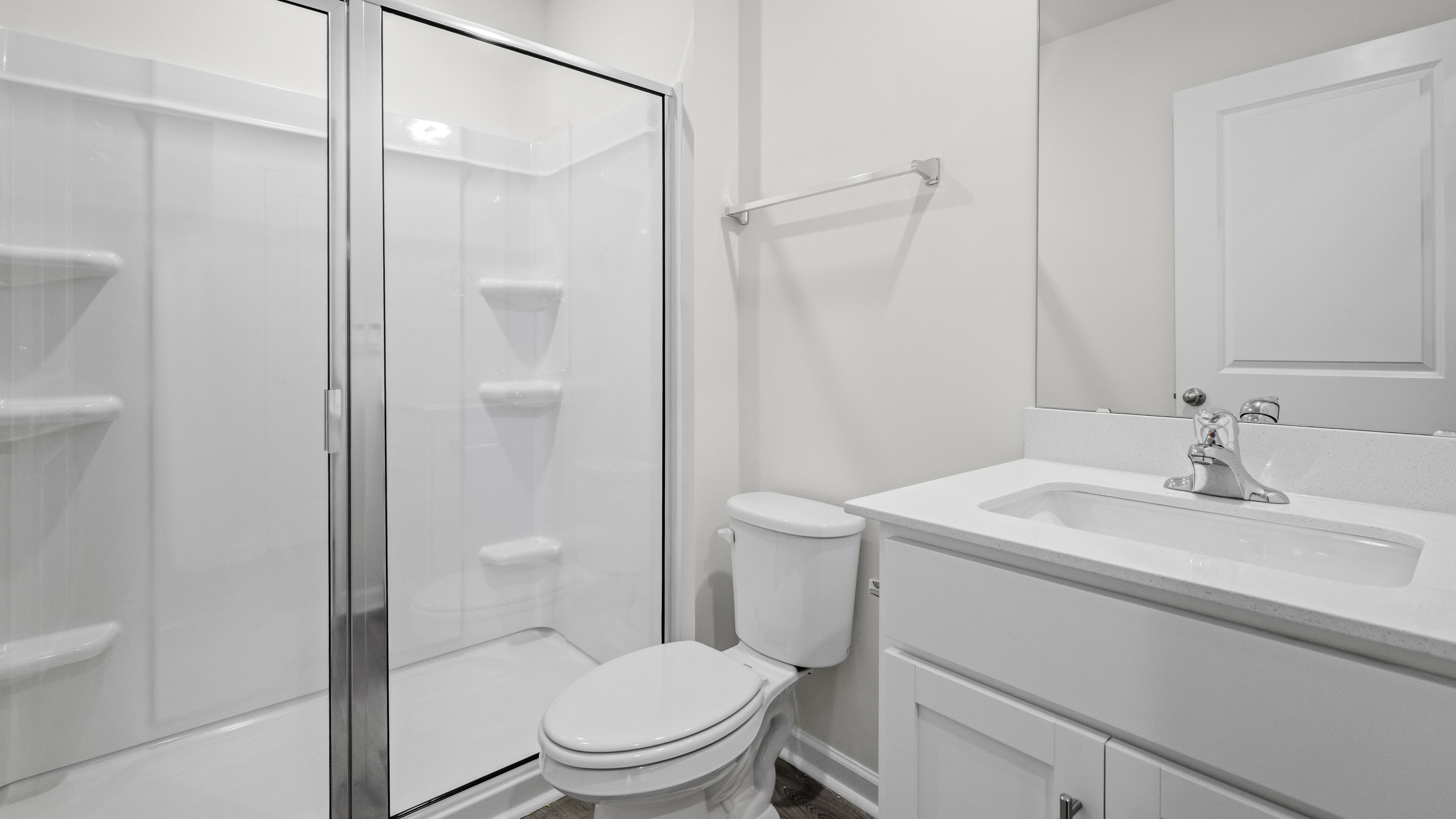 bathroom with walk in shower