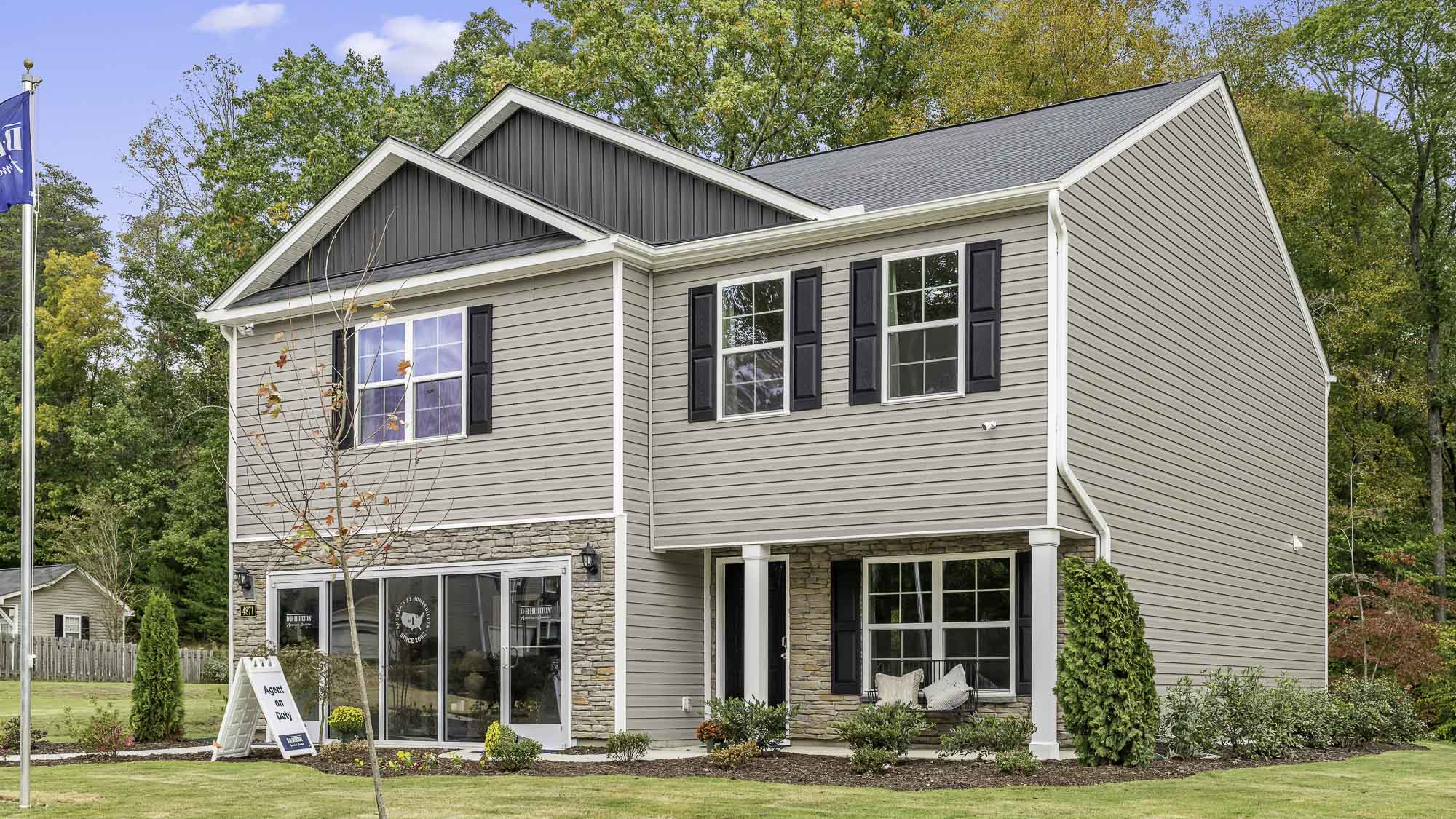 *photos are of model home