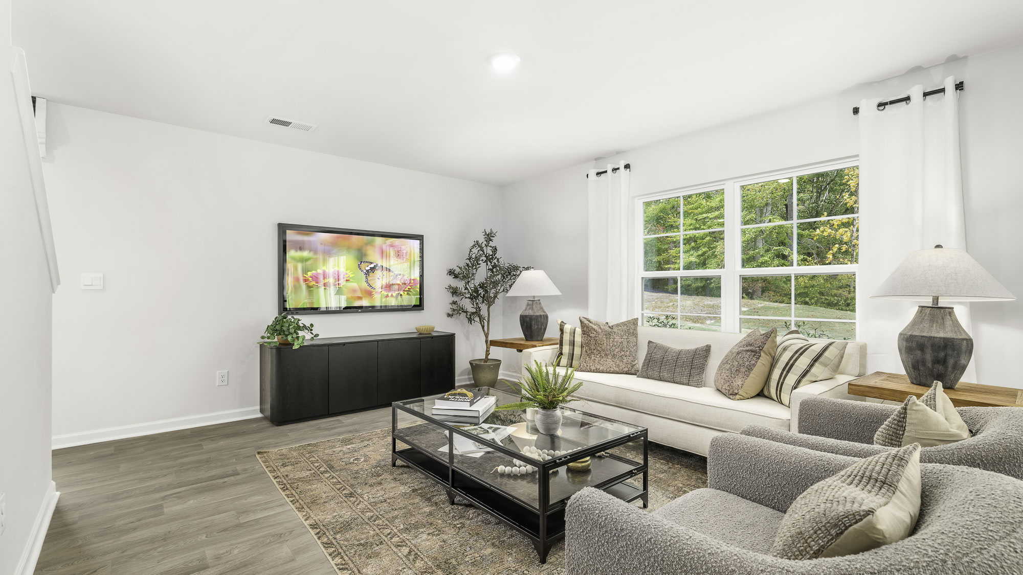 *photos are of model home