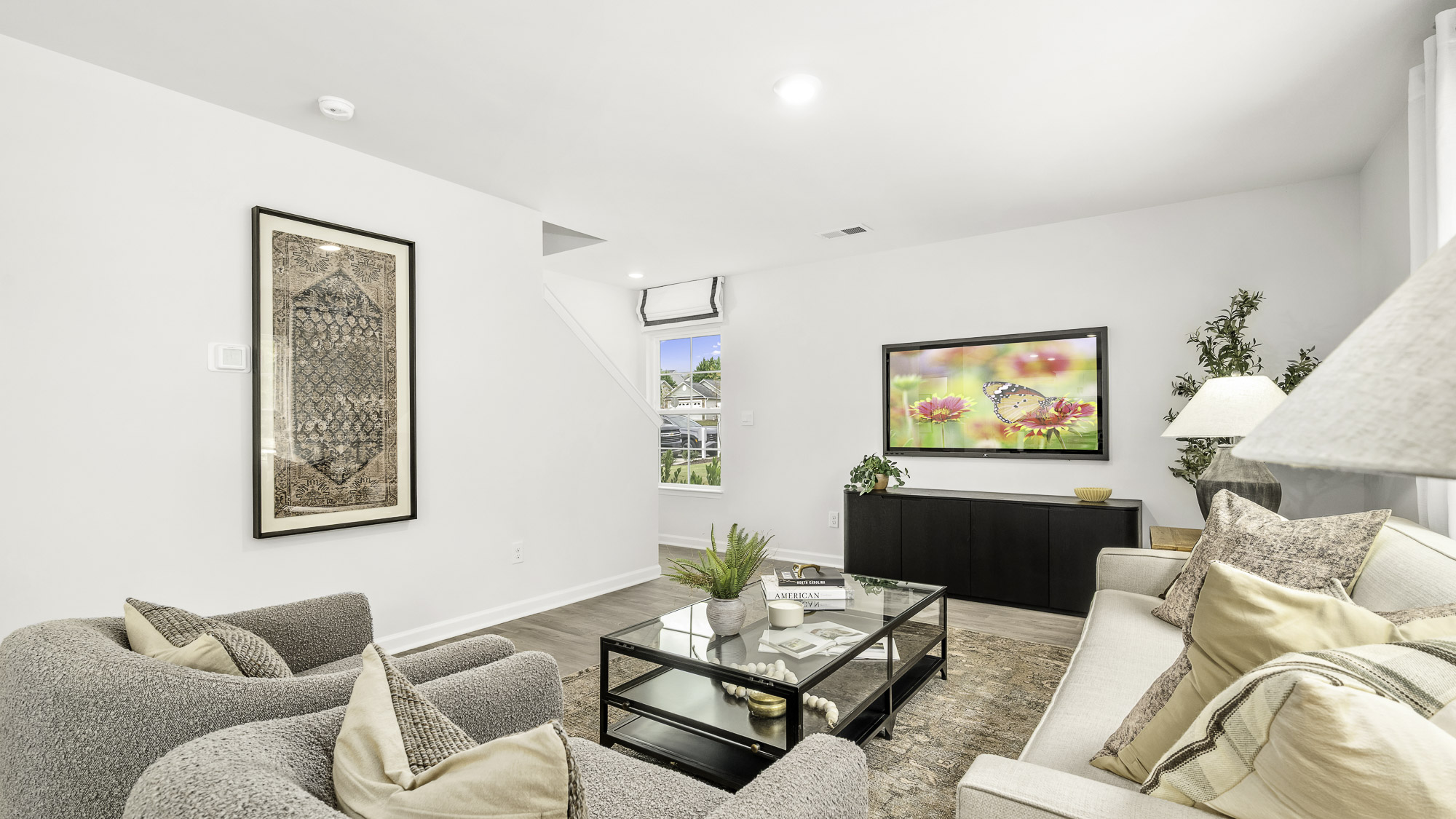 *photos are of model home