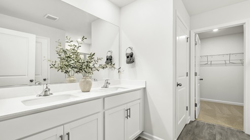 *photos are of model home