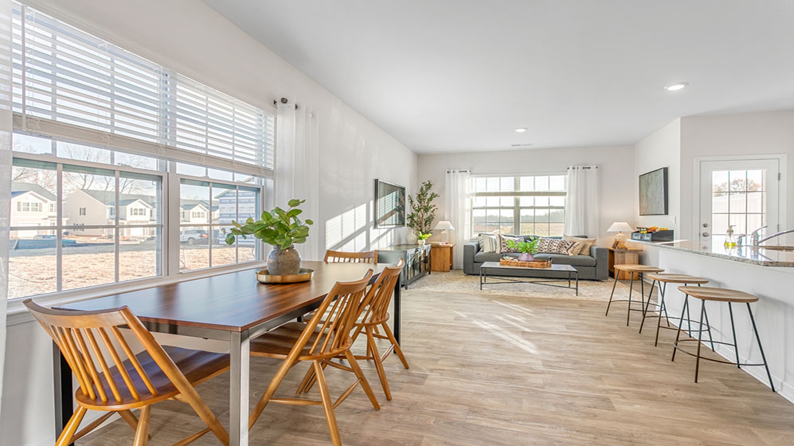 open concept living space