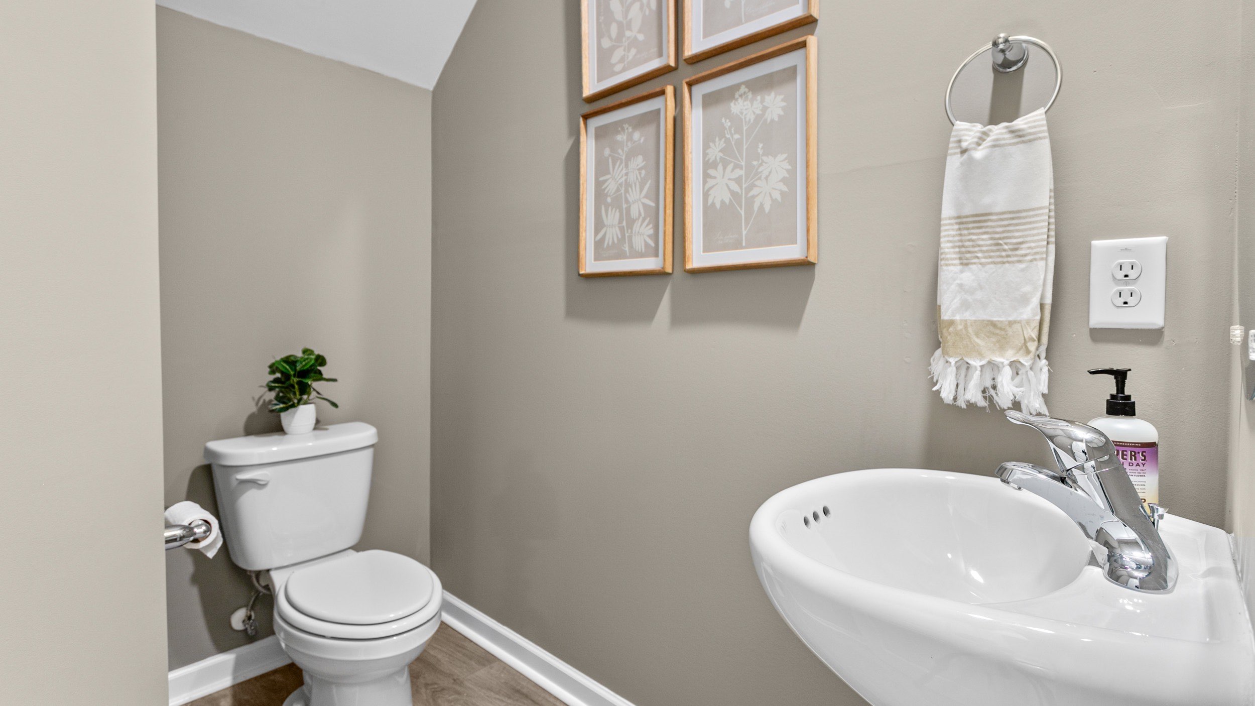 half bathroom main level