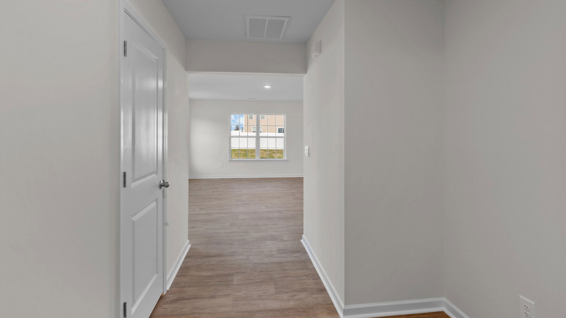 front hallway with vinyl floors