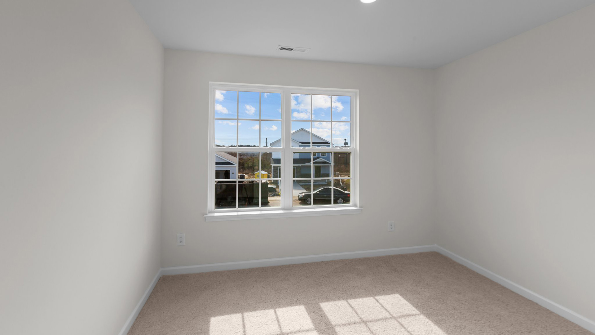 office with carpet and natural light