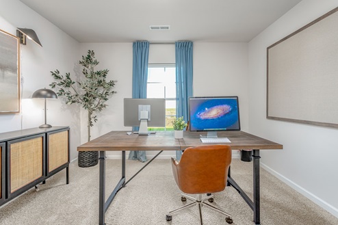 office with carpet