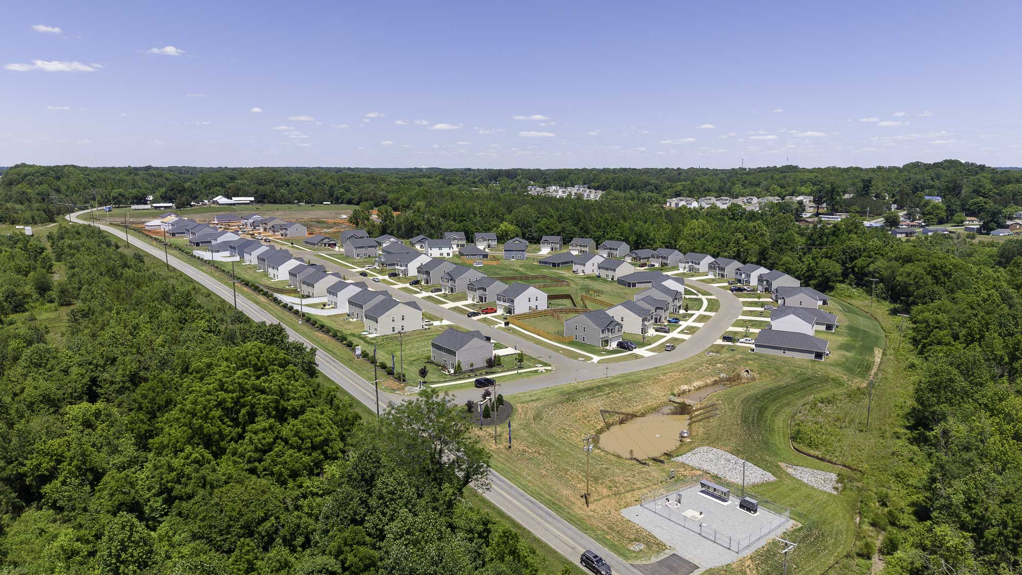 aerial of community