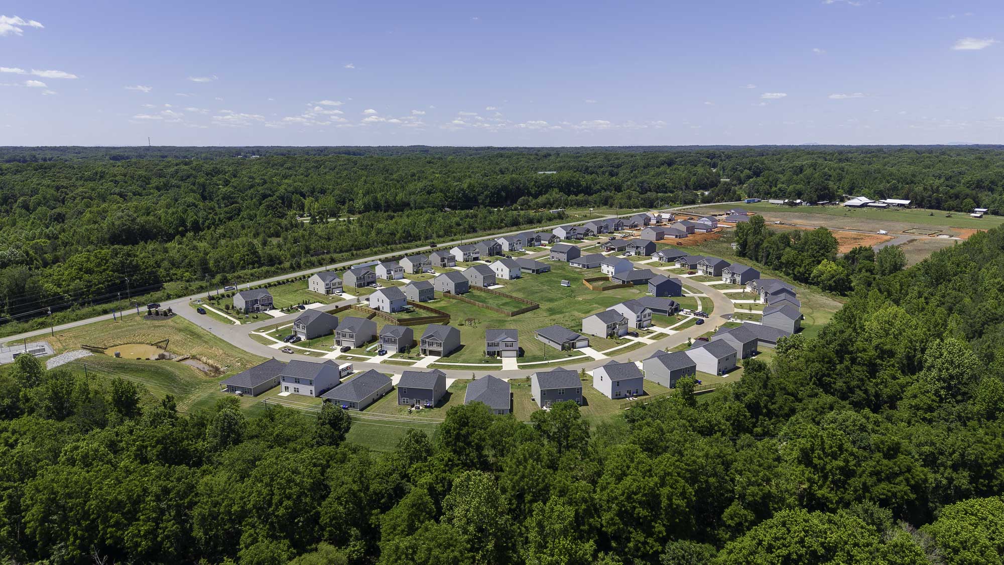 aerial of community