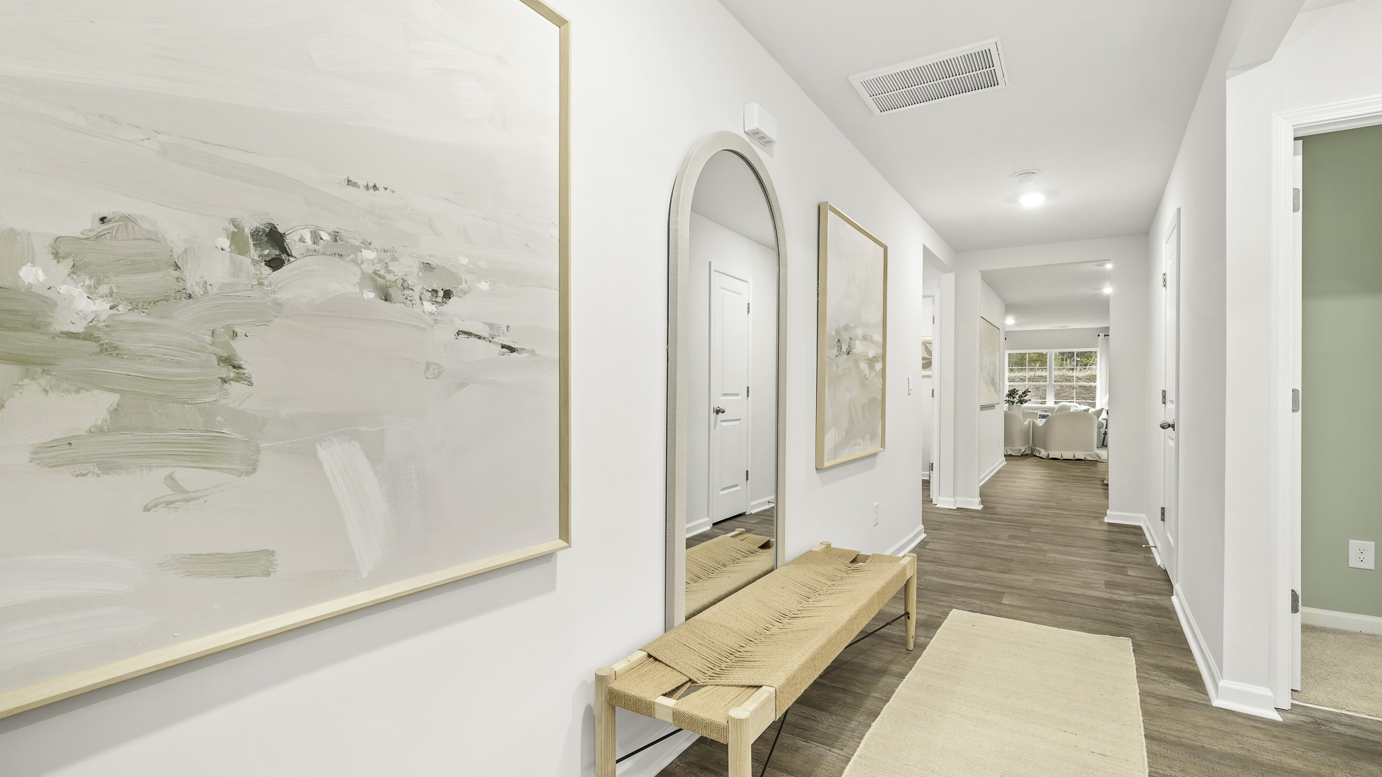 front door entrance and foyer