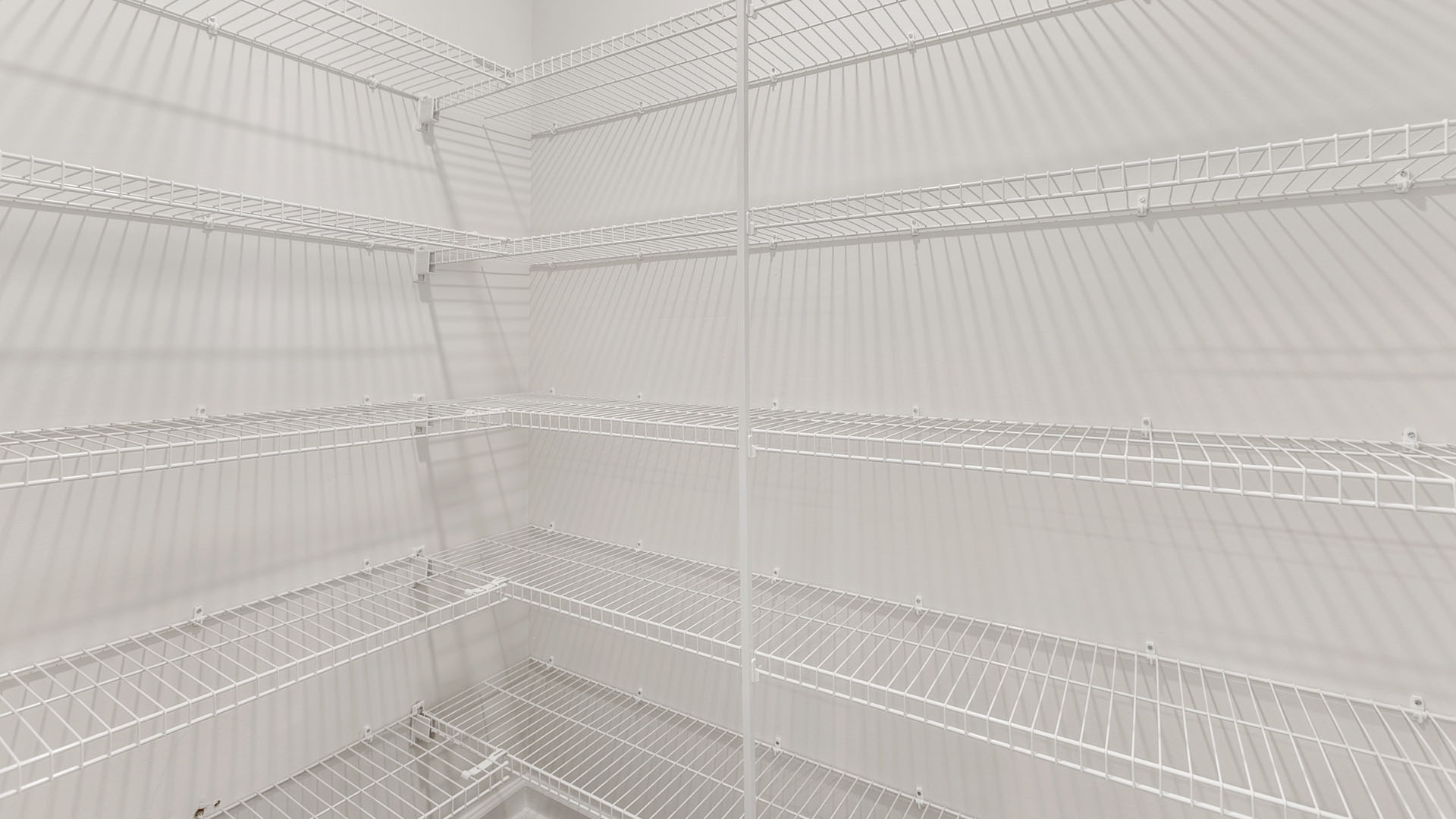 closet with wire shelving