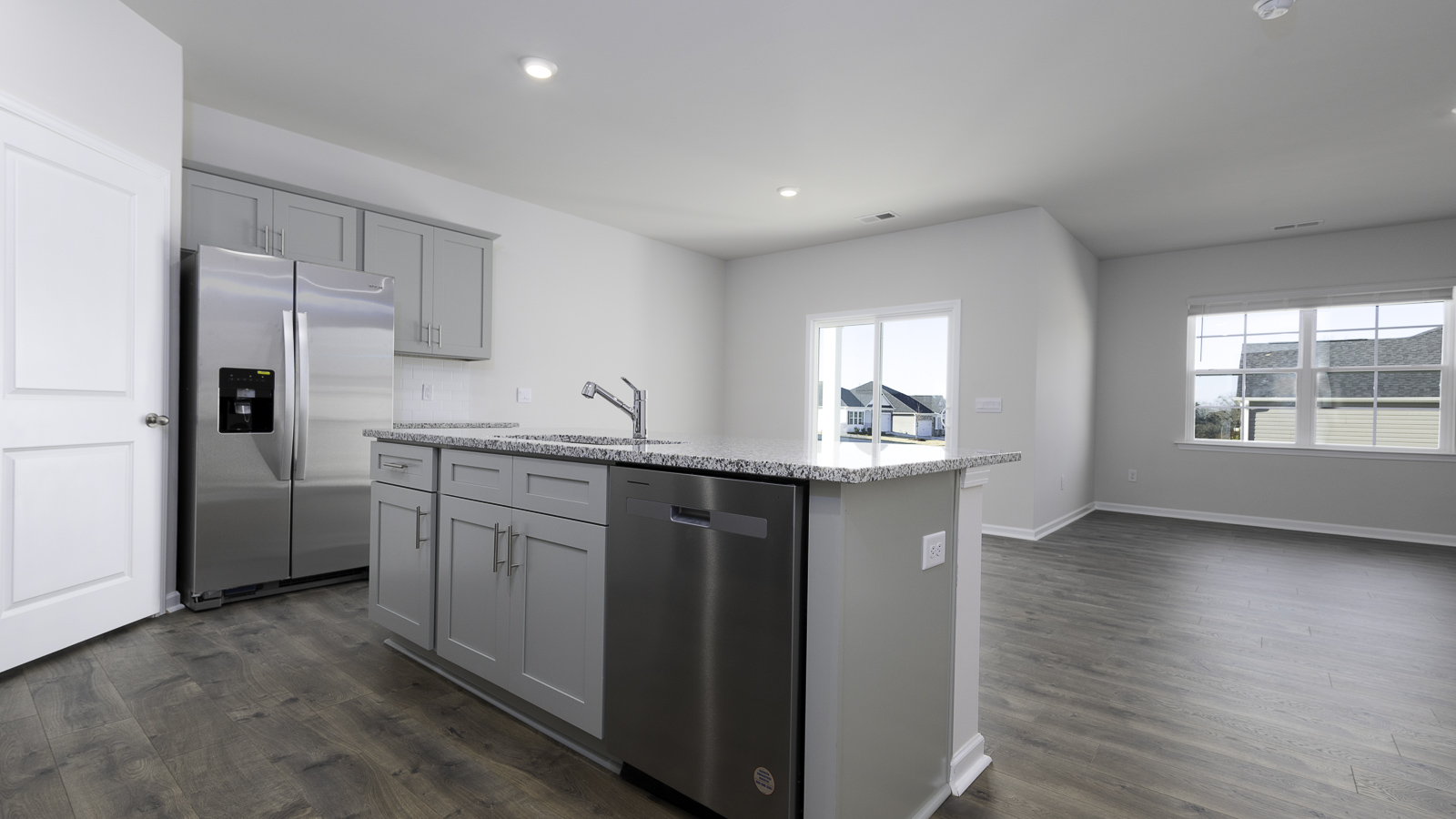 kitchen island with dishwasher