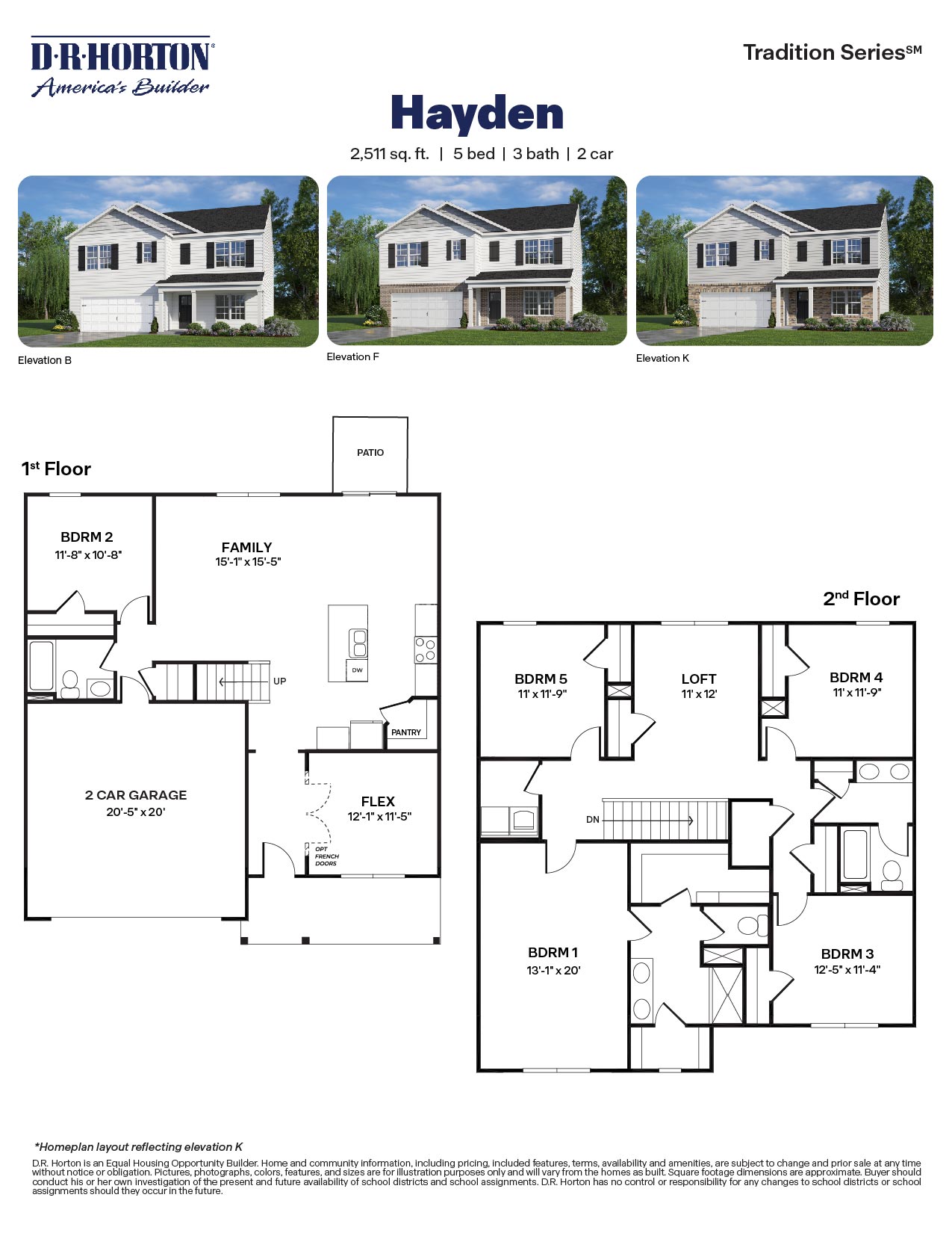 Hayden Floorplan Offering