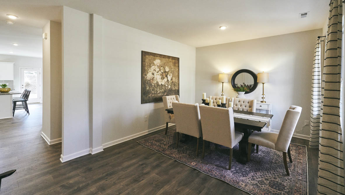foyer with revwood floor