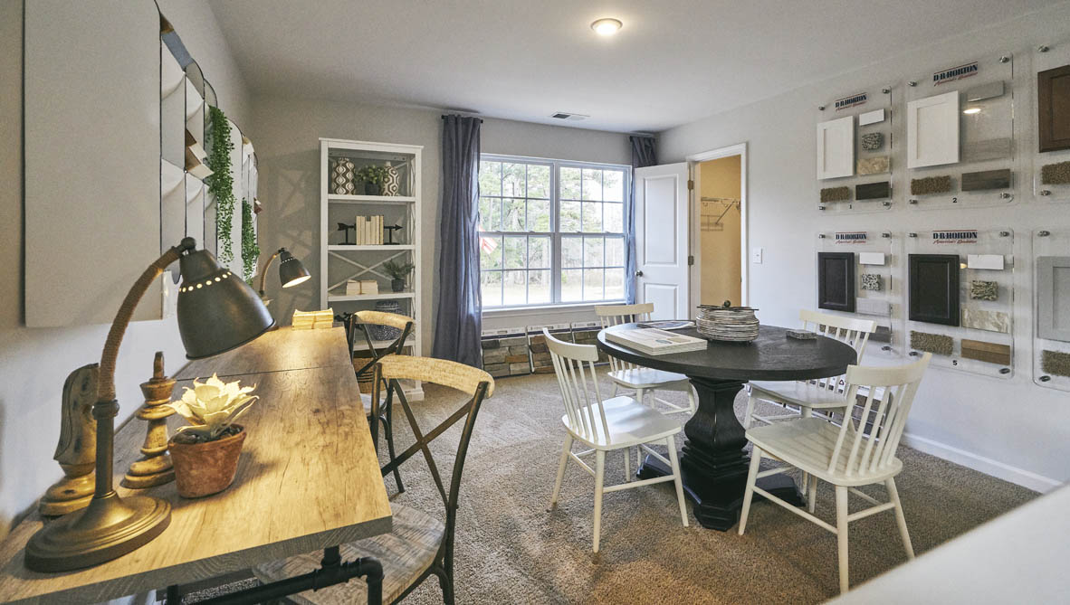 loft with carpet and natural light