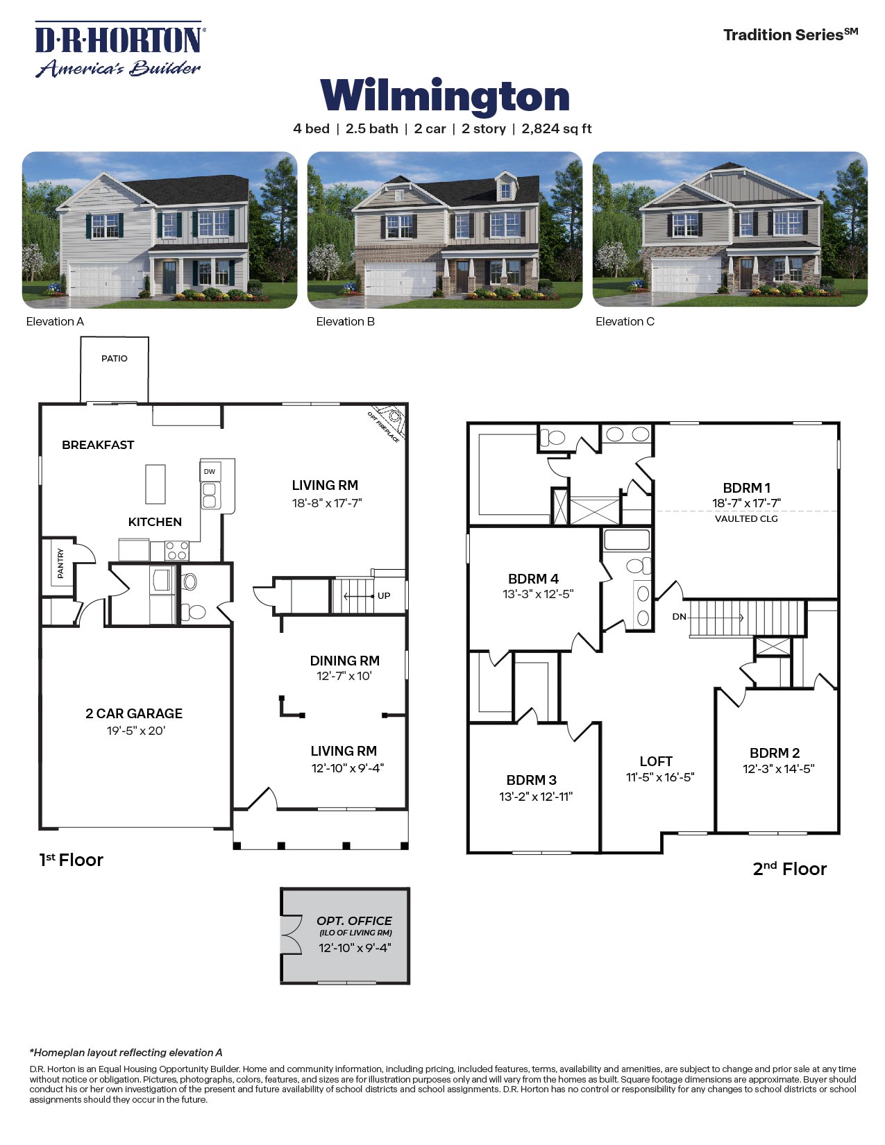Wilmington floorplan