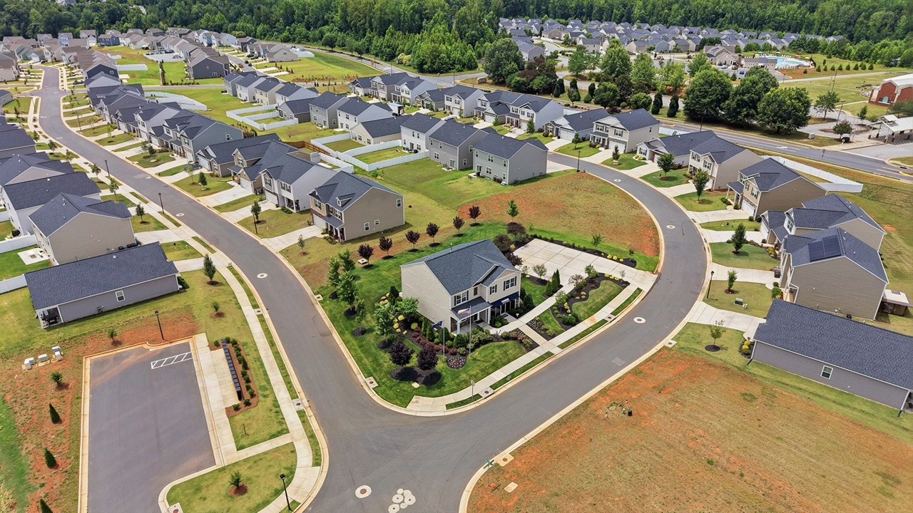aerial of community