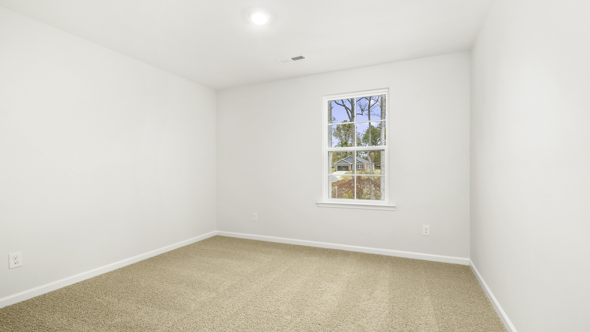 secondary bedroom with carpet