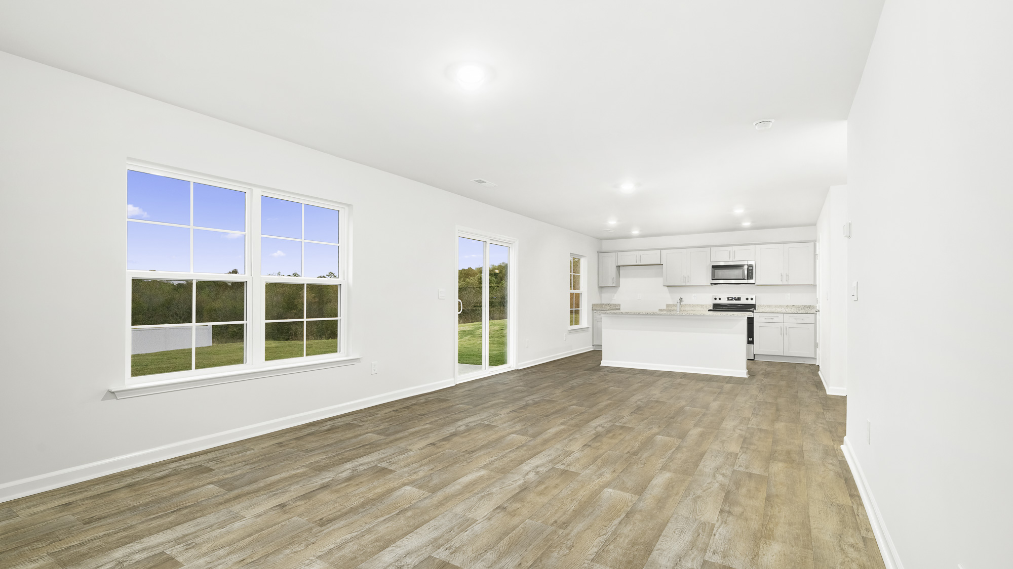 open concept living space