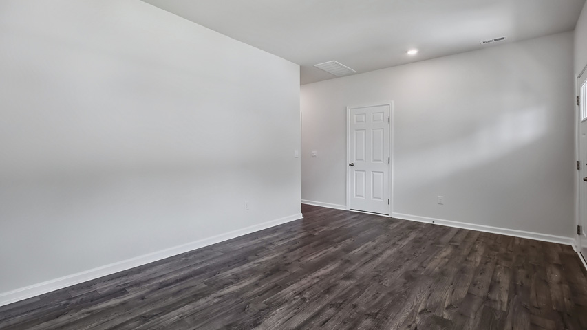 dining room with revwood flooring