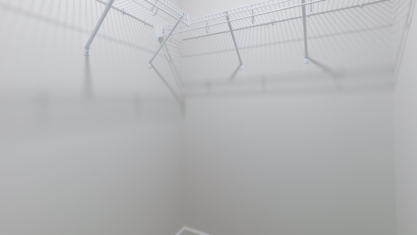 closet with wire shelving