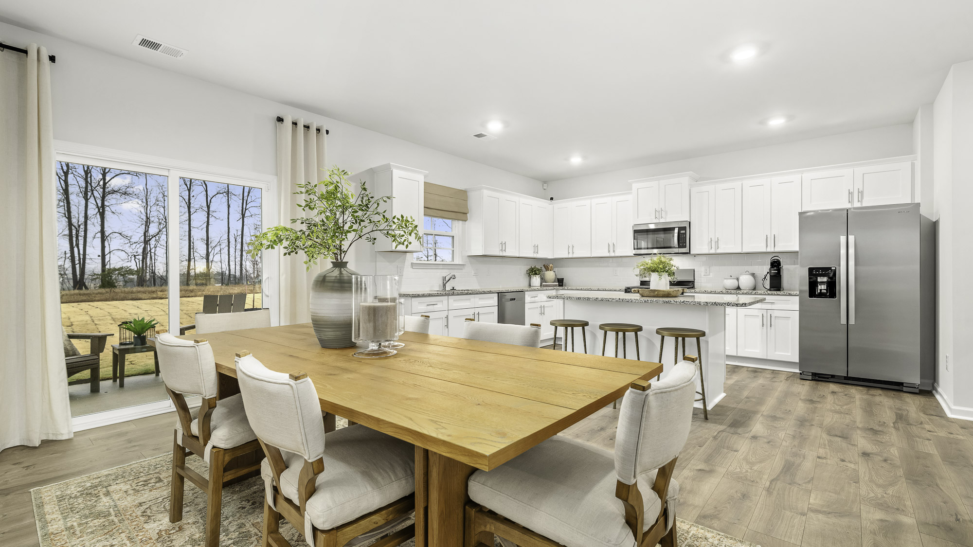 breakfast area
