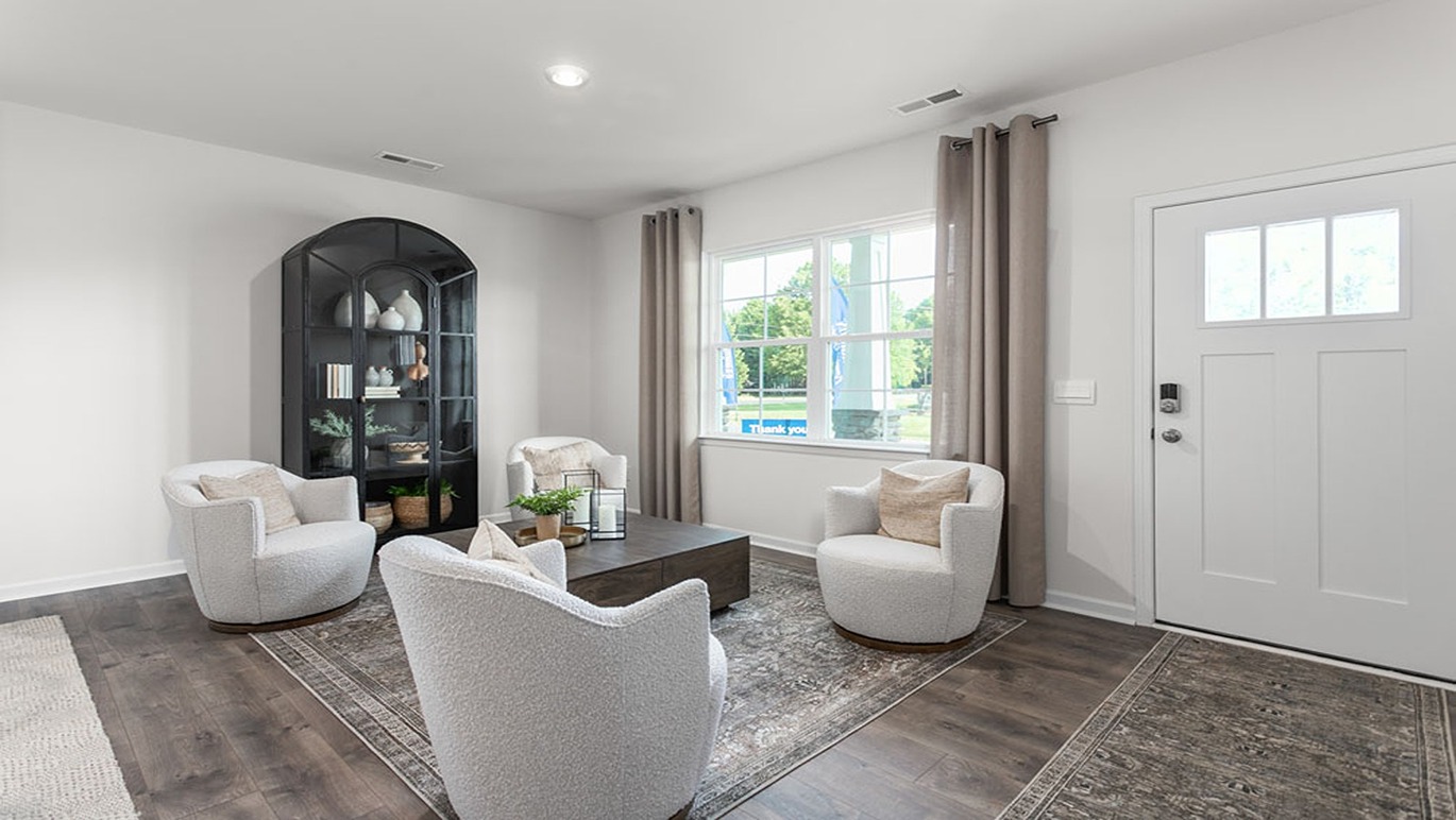 living room with window