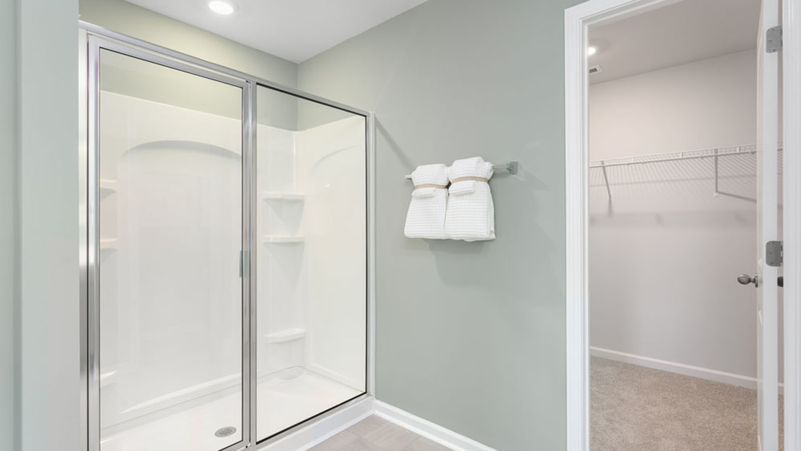 main walk-in shower