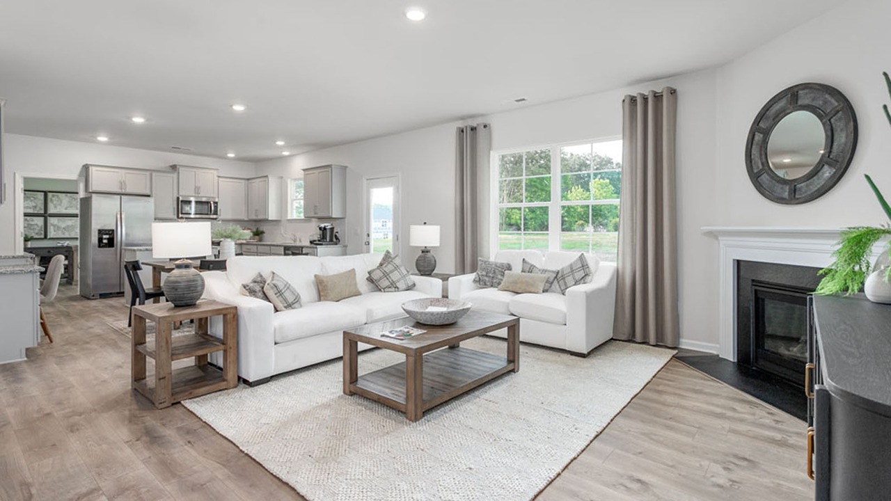 open concept living space