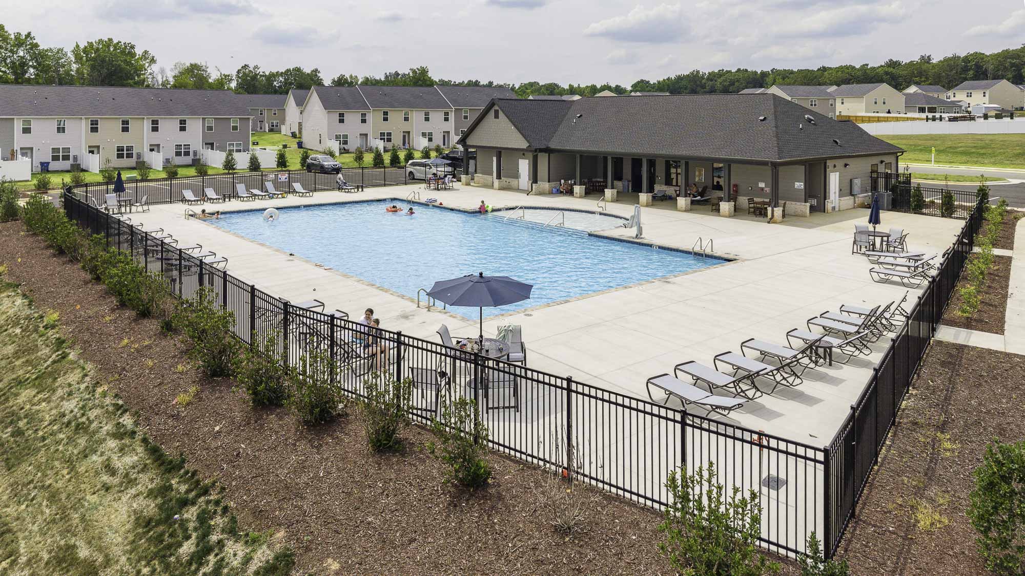 pool and clubhouse